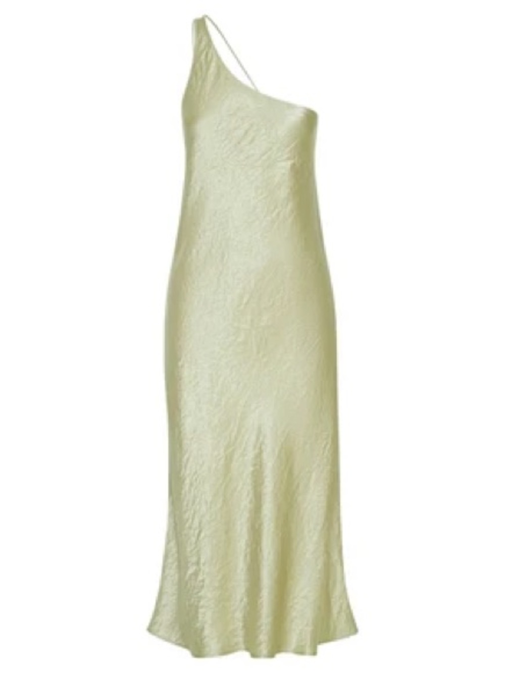 Third Form Crush Bias One Shoulder Dress in Apple